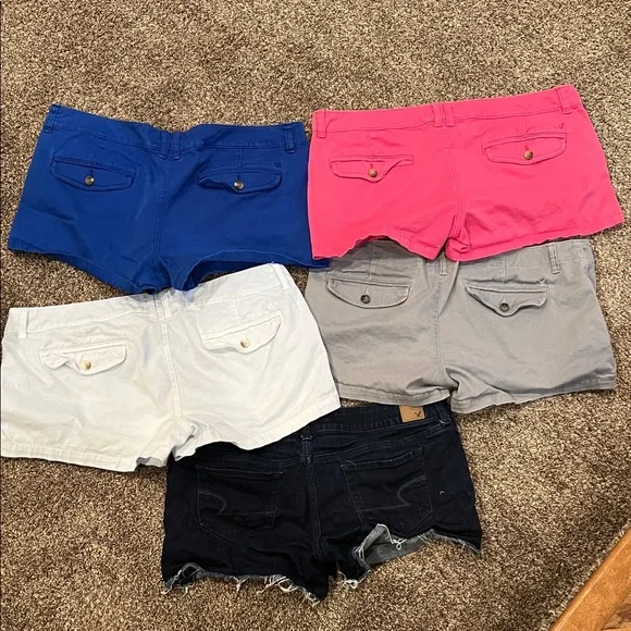 American Eagle Outfitters Women's Shorts - Blue, Pink, light blue, Gray, Black - Picture 2 of 5